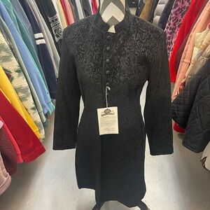 Elegant Black Trench Coat